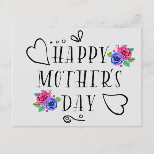 Postal Festiva Feliz día de la madre