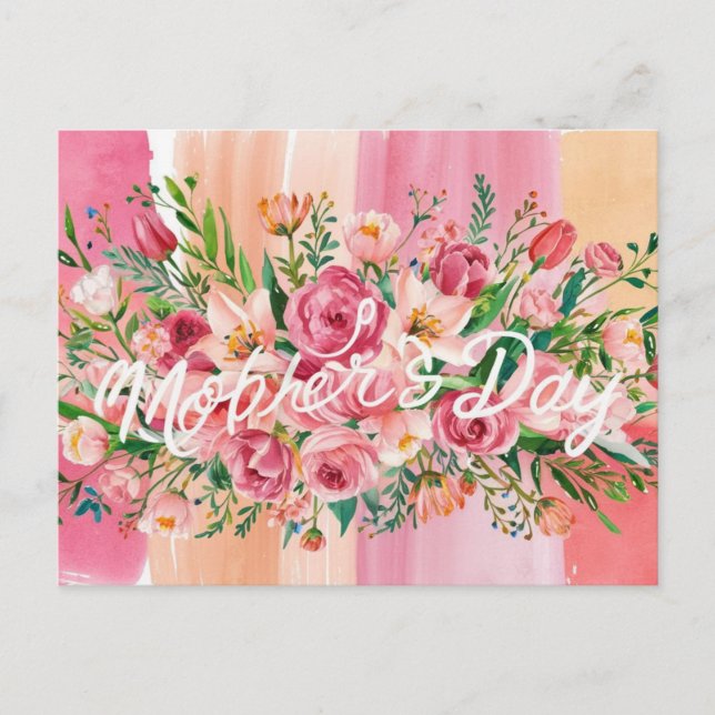 Postal Festiva ¡Feliz Día de la Madre! (Anverso)