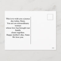 Feliz día de la madre, nana, abuela simple 1 foto