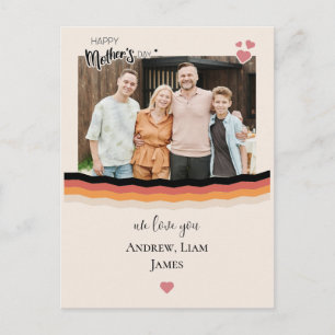 Postal Festiva Feliz día de madre te amamos