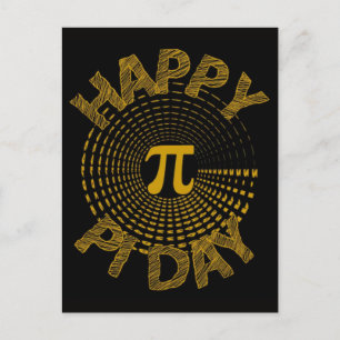 Postal Festiva Feliz Día de Pi 2026 Celebración de Frikis de las 