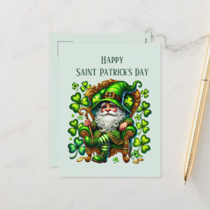 Postal Festiva Feliz Día de San Patricio añada texto
