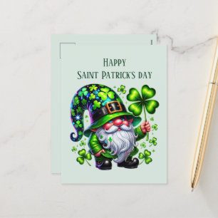 Postal Festiva Feliz Día de San Patricio añada texto