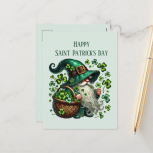 Postal Festiva Feliz Día de San Patricio añada texto