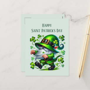 Postal Festiva Feliz Día de San Patricio añada texto