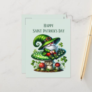 Postal Festiva Feliz Día de San Patricio añada texto