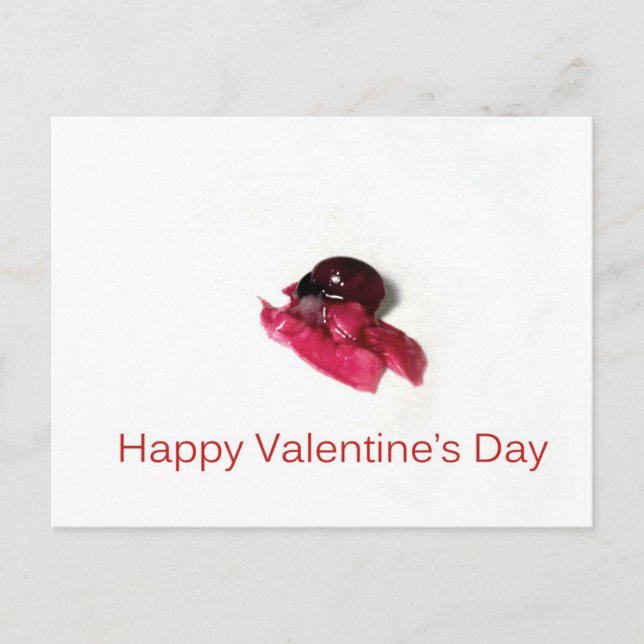 Postal Festiva Feliz Día de San Valentín (Anverso)