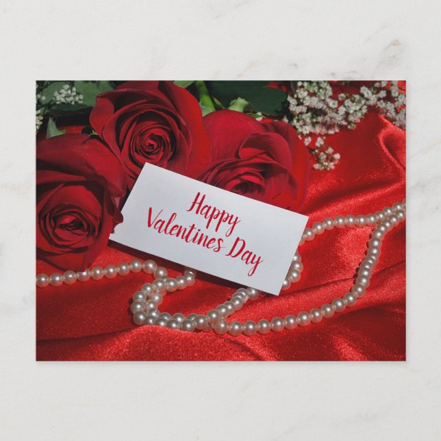 Postal Festiva Feliz Día de San Valentín (Anverso)