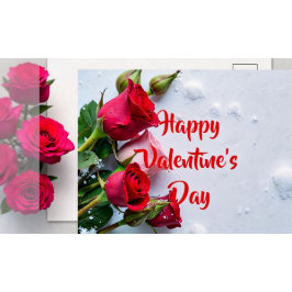 Postal Festiva Feliz Día de San Valentín