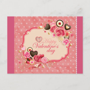 Postal Festiva ¡Feliz Día de San Valentín!