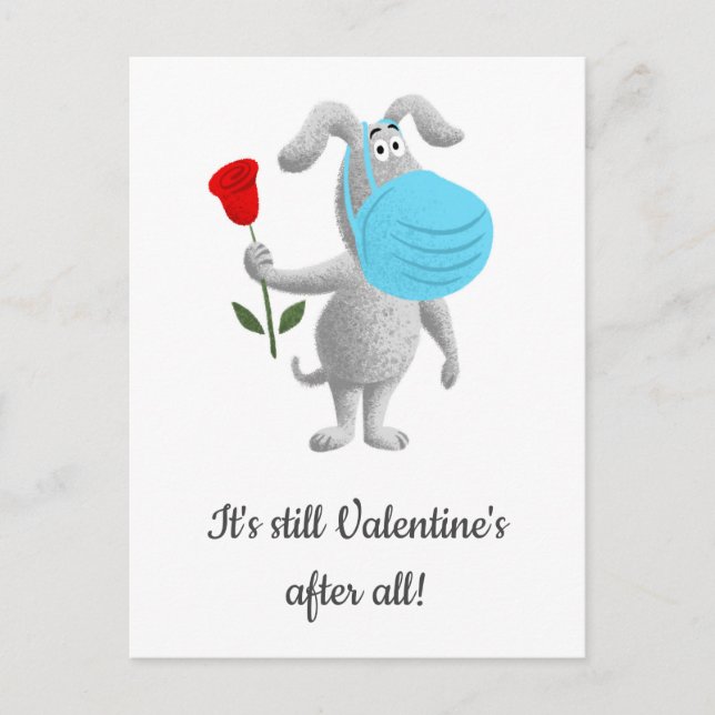 Postal Festiva Feliz Día de San Valentín 2021 (Anverso)