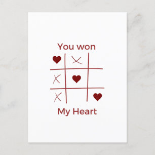 Postal Festiva Feliz Día de San Valentín 2023 Ideas - Ganaste mi