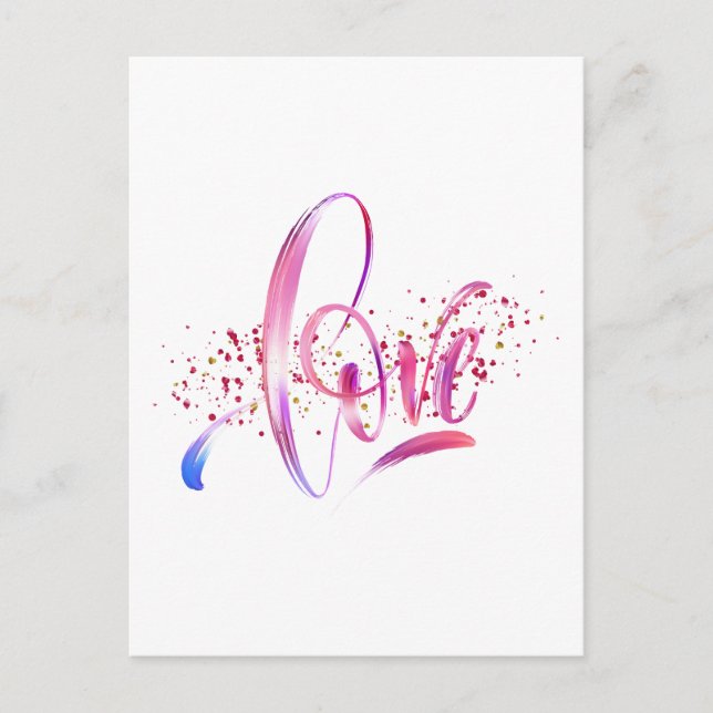 Postal Festiva Feliz Día de San Valentín 2023 - Imágenes de amor  (Anverso)