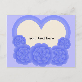Postal Festiva Feliz día de San Valentín corazón regalo