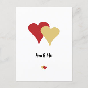 Postal Festiva Feliz Día de San Valentín -Día de San Valentín par