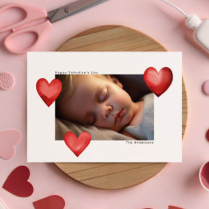 Postal Festiva Feliz día de San Valentín Fotografía personalizada