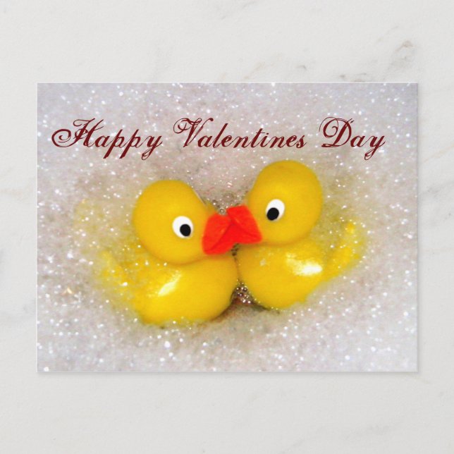 Postal Festiva Feliz Día de San Valentín_Postcard (Anverso)
