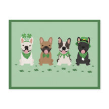 Feliz Día de Santo Domingo Bulldoges franceses