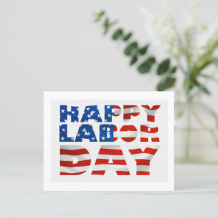 Postal Festiva Feliz Día del Trabajo