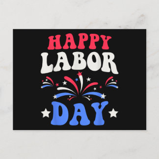 Postal Festiva Feliz Día del Trabajo Hombres Mujeres Niños