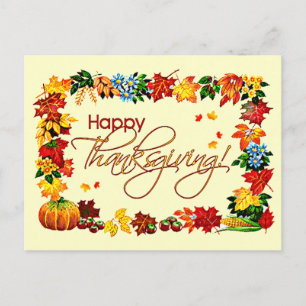 POSTAL FESTIVA FELIZ GRACIAS DE SHARON SHARPE