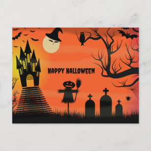 Postal Festiva Feliz Halloween