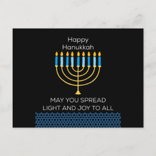 Postal Festiva Feliz Hanukka