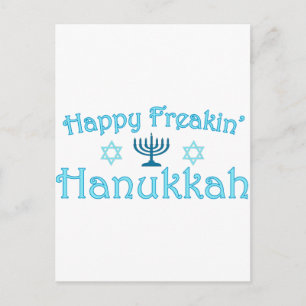 Postal Festiva feliz hanukkah
