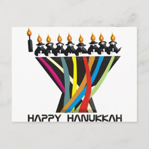 Postal Festiva Feliz Hanukkah