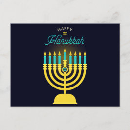 Postal Festiva Feliz Hanukkah