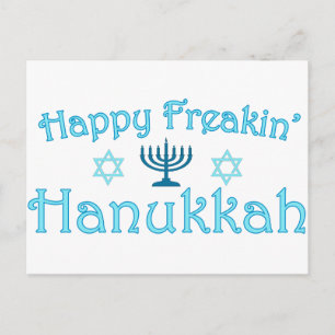 Postal Festiva feliz hanukkah