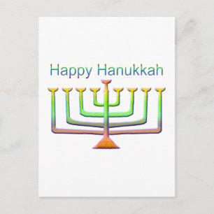 Postal Festiva Feliz Hanukkah