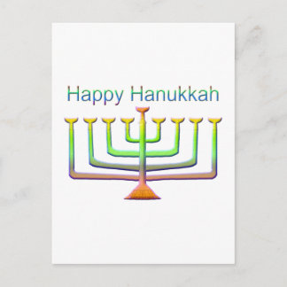 Postal Festiva Feliz Hanukkah
