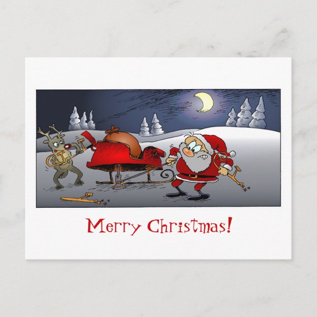 Postal Festiva ¡Feliz Navidad! (Anverso)