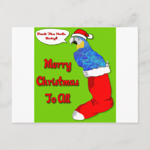 Postal Festiva Feliz Navidad, bebé