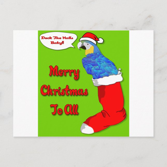 Postal Festiva Feliz Navidad, bebé (Anverso)