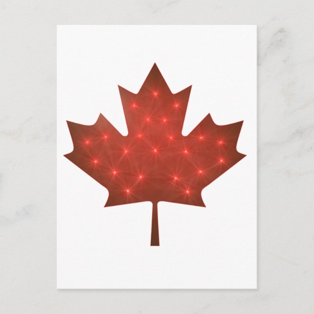 Postal Festiva Feliz Navidad, Canadá (Anverso)