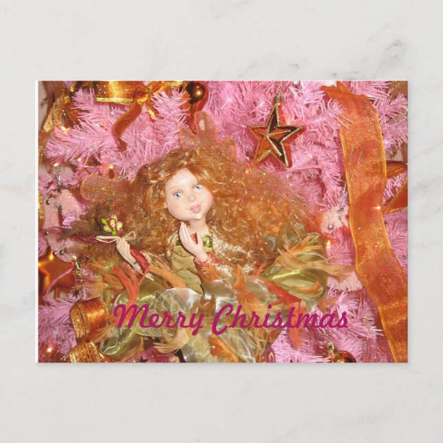 Postal Festiva Feliz Navidad... Enviado con amor (Anverso)