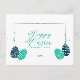 Postal Festiva Feliz Pascua