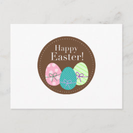 Postal Festiva Feliz Pascua