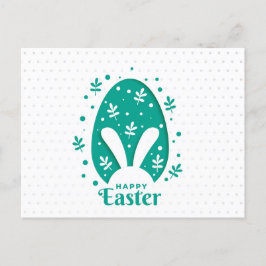 Postal Festiva Feliz Pascua