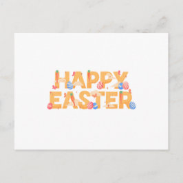 Postal Festiva Feliz Pascua