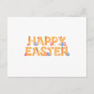 Postal Festiva Feliz Pascua
