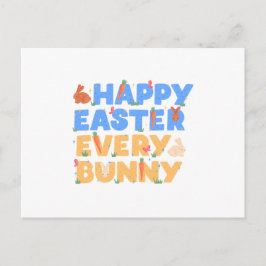 Postal Festiva Feliz Pascua