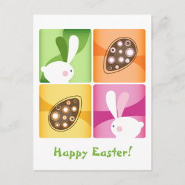 Postal Festiva Feliz Pascua