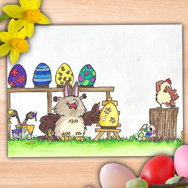 Postal Festiva Feliz Pascua (Subido por el creador)
