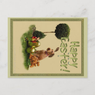 Postal Festiva Feliz Pascua