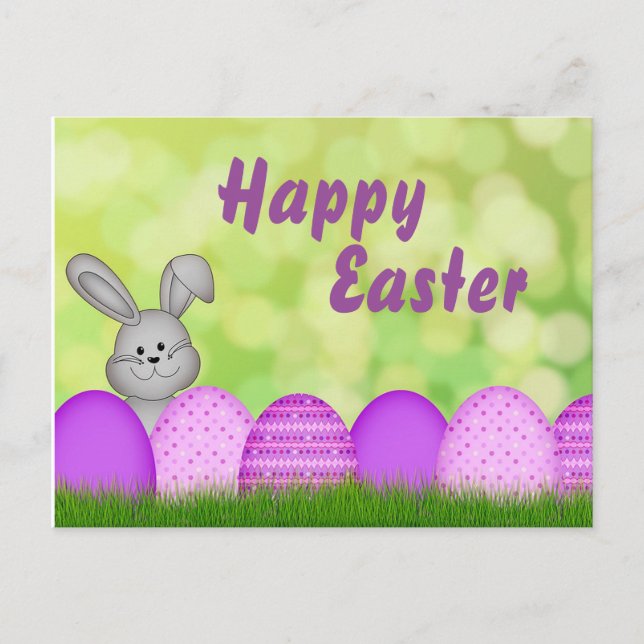 Postal Festiva Feliz Pascua (Anverso)