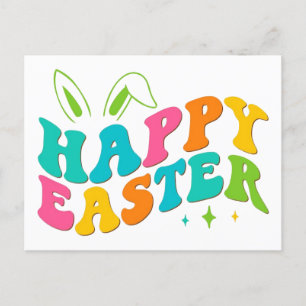 Postal Festiva Feliz Pascua