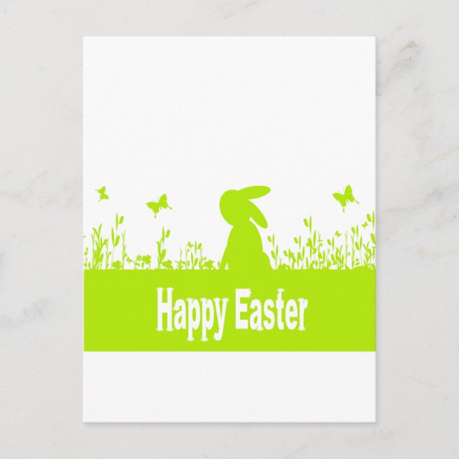 Postal Festiva Feliz Pascua (Anverso)